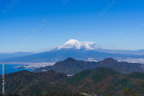 静岡県伊豆パノラマパークからの富士山