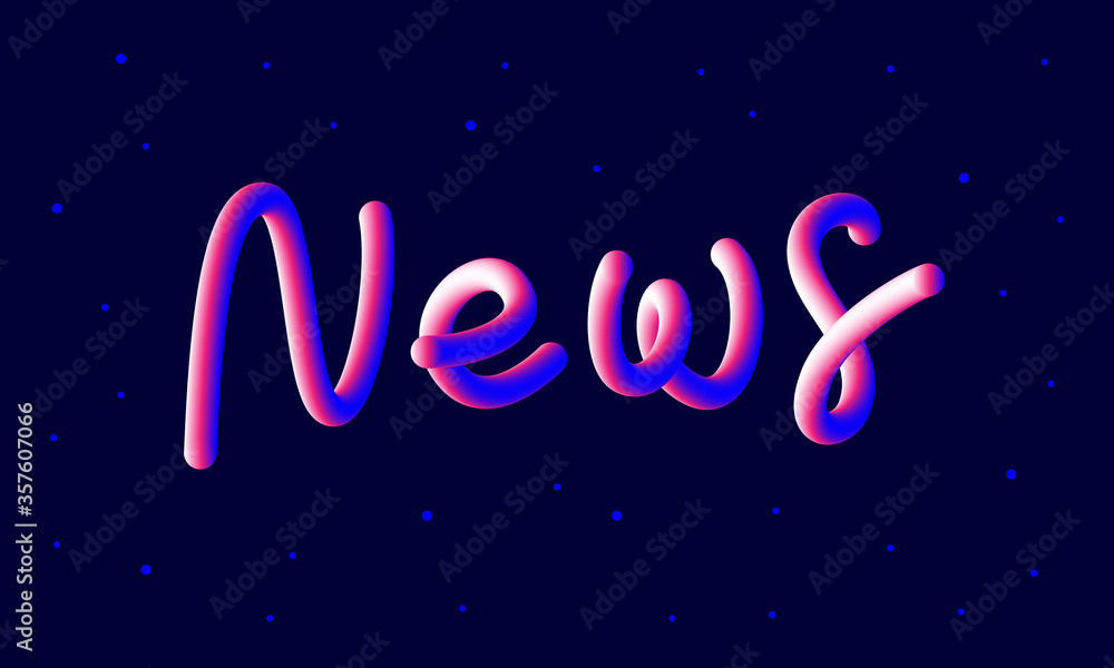 News vector poster. News vector poster.