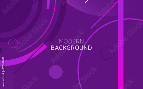 modern technology purple abstract background banner with circle and line,can be used in cover design, poster, flyer, book design, website backgrounds or advertising. vector illustration.