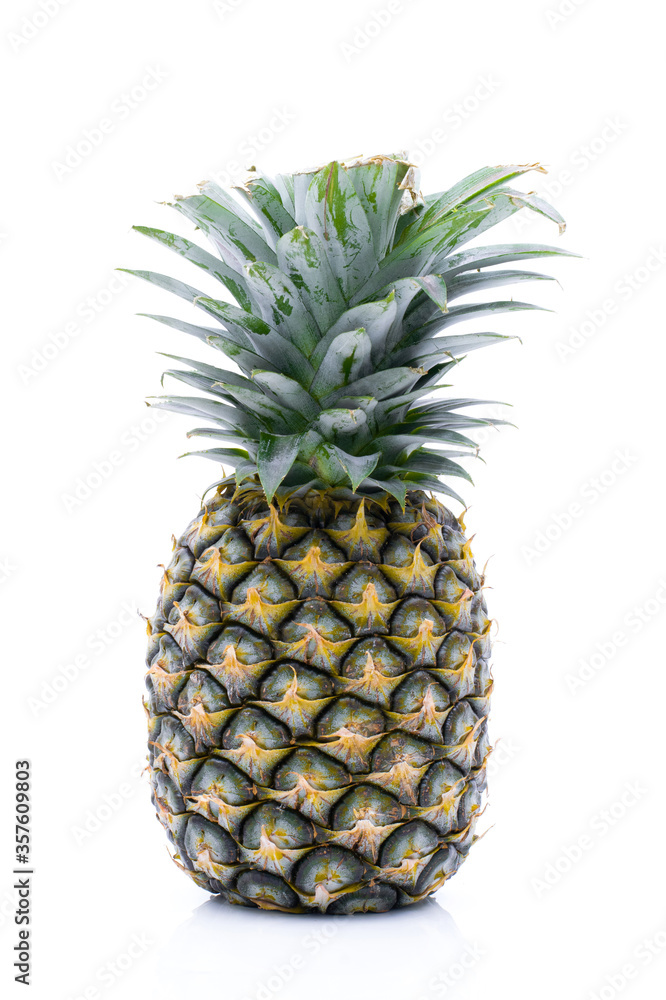 Fototapeta premium Fruit pineapple on a white background