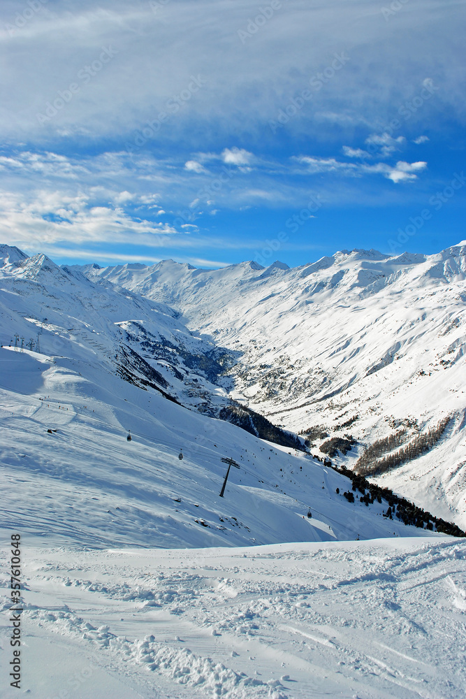 Obraz premium Obergurgl Hochgurgl Otztal Western Tyrol Austria