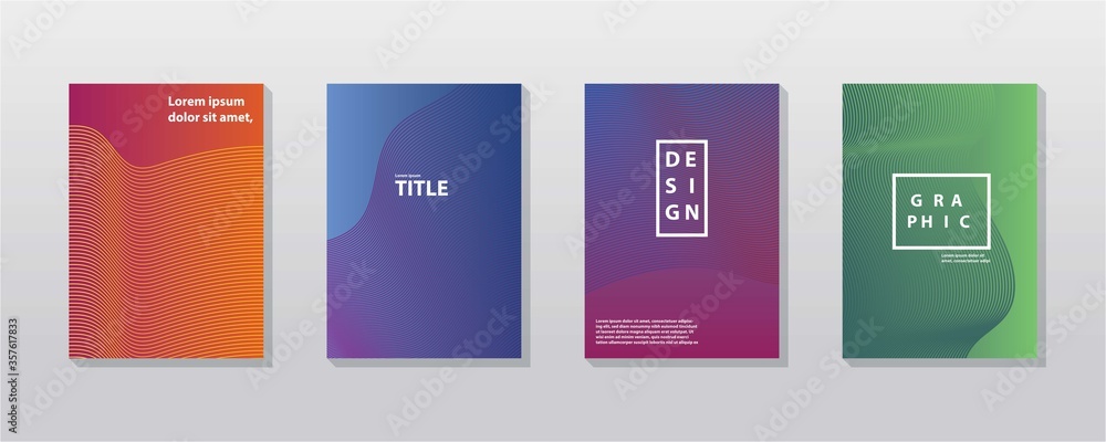 Minimal covers design. Geometric halftone gradients.Vector illustration Minimal covers design. Geometric halftone gradients.Vector illustration