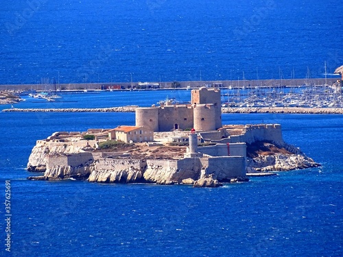 Europe, France, Provence Alpes Cote d´Azur region, Bouches du Rhone department, coastal town of Marseille, If Castle photo