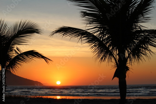 sunset on the beach © Gilmar