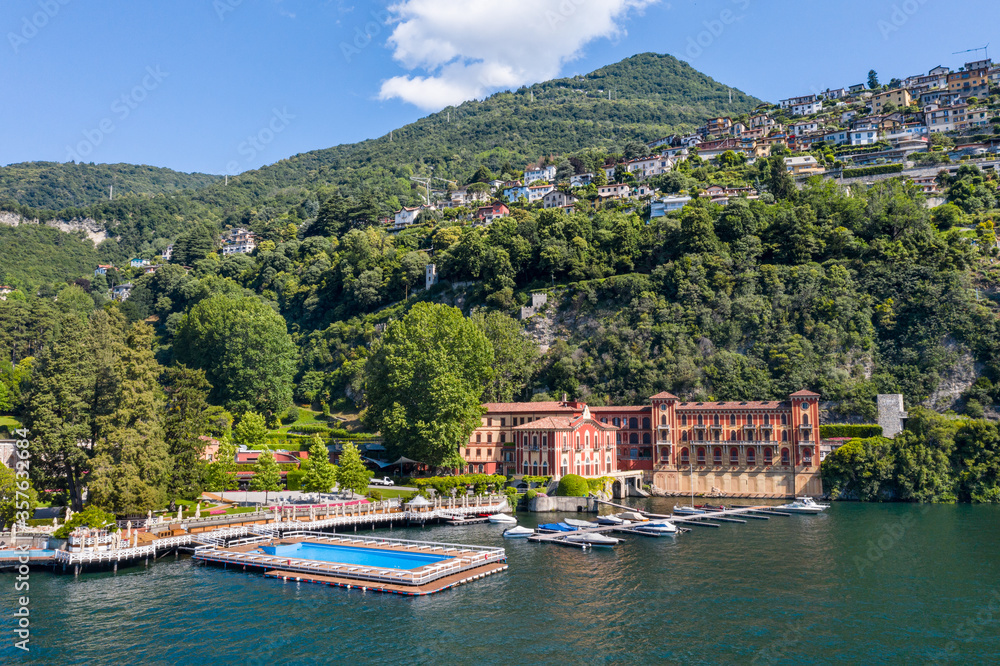 Villa d'Este in Cernobbio.
Lake of Como in Italy