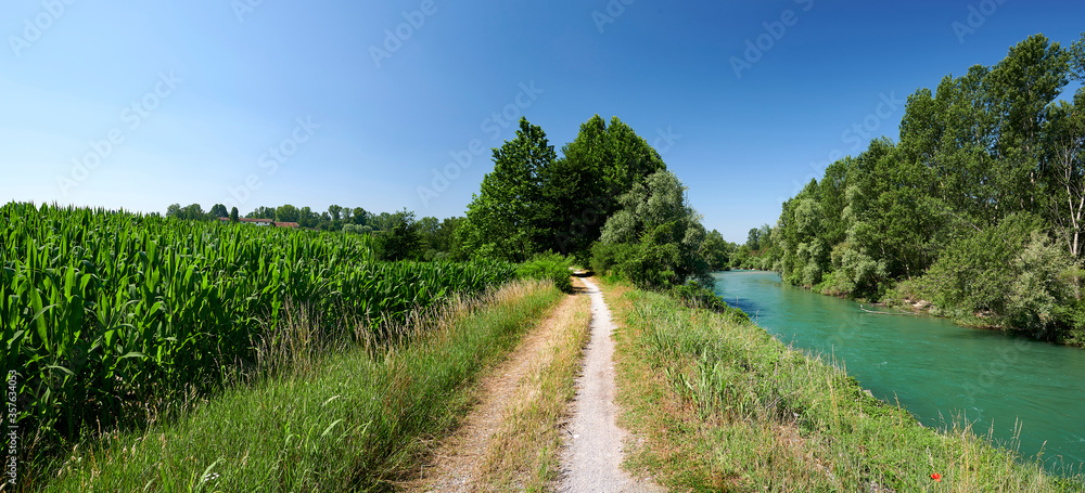 Obraz premium fiume oglio