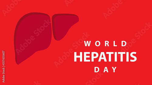 World Hepatitis Day. Vector illustration.