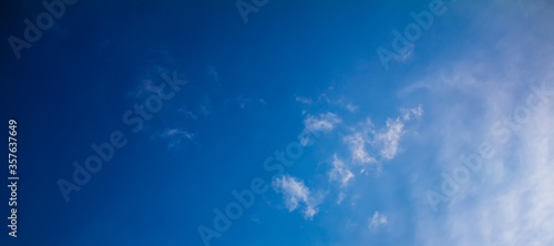 Blue Sky with Soft Clouds © Fotosova