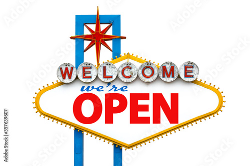 Welcome we're Open