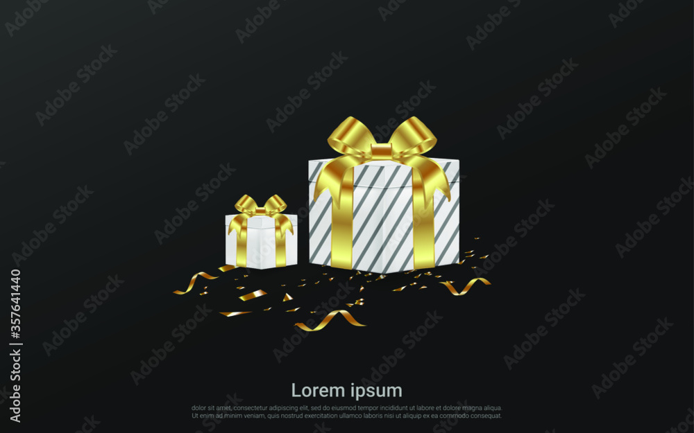 gift box realistic background