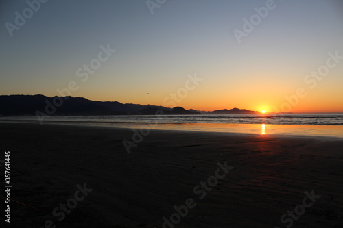 sunset at the beach