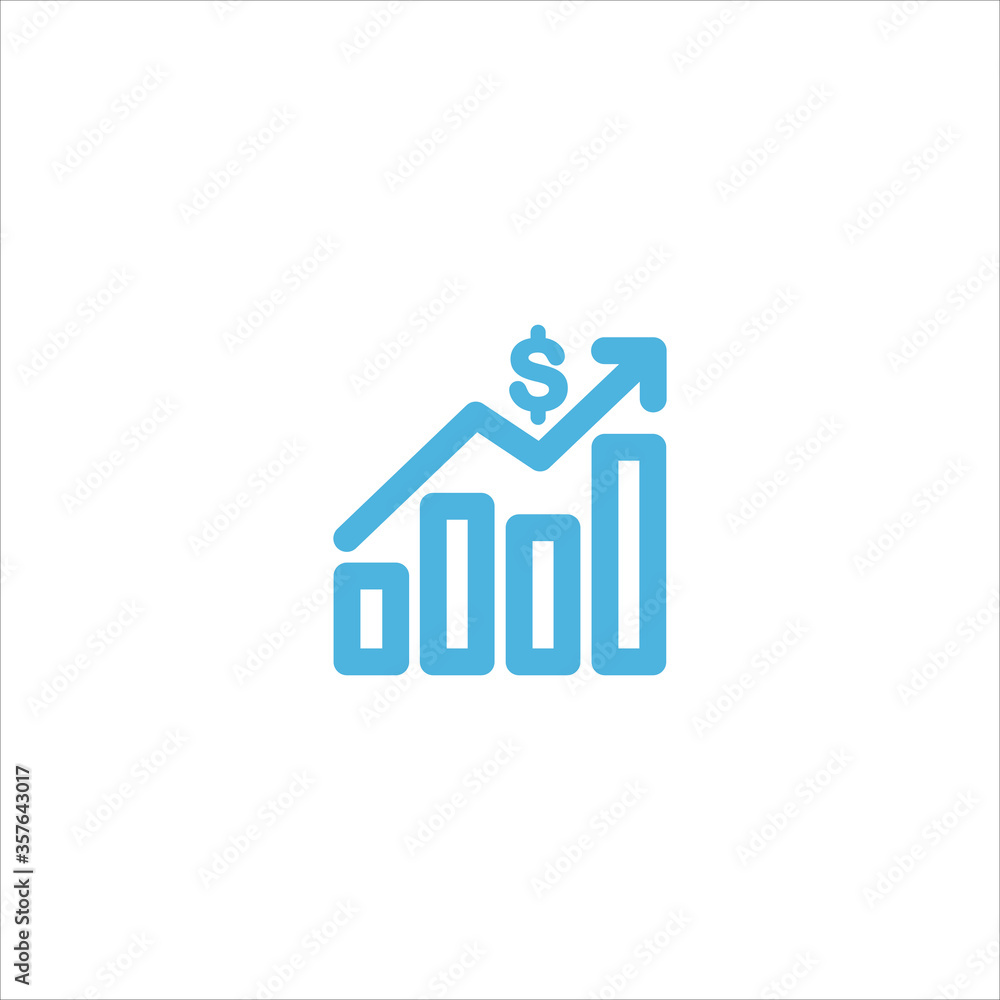 financial graphic icon flat vector logo design trendy financial graphic icon flat vector logo design trendy
