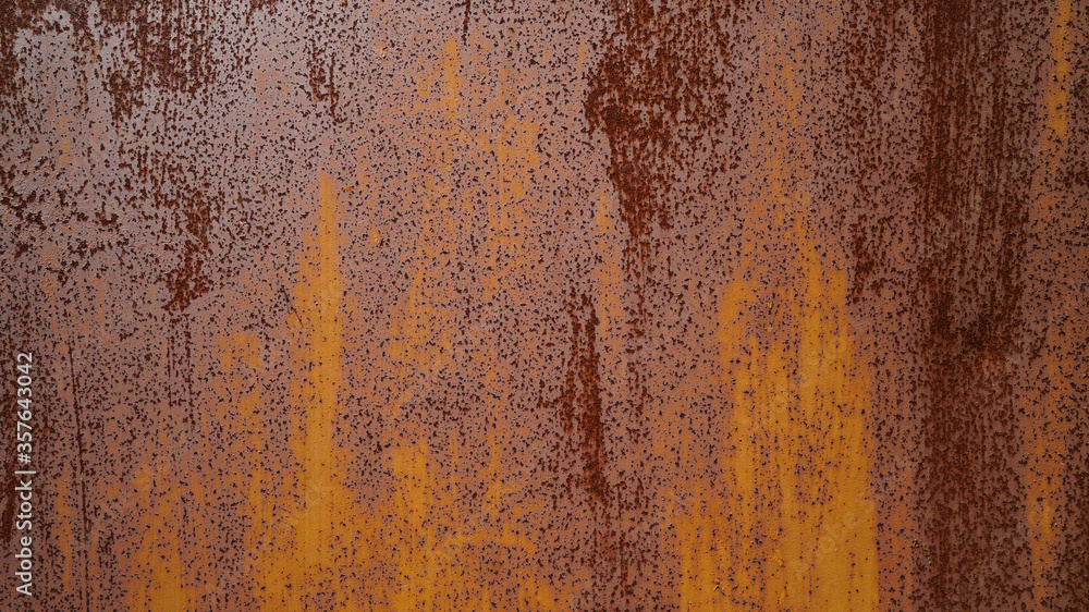 Fototapeta premium rusty red metal textured background or backdrop