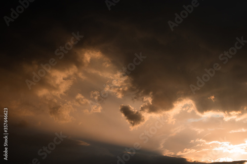 clouds at sunset