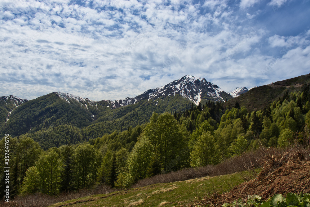 Greater Caucasus Mountains - Mountains in Samegrelo Planned National Park, Georgia.