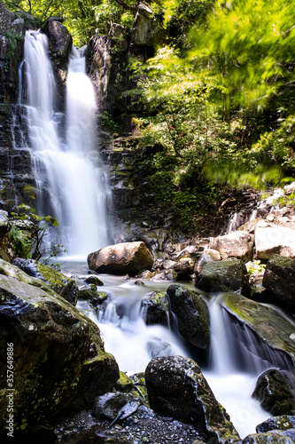 Dardagna waterfalls: beautiful waterfall with silky water effect. Italy Modena photo