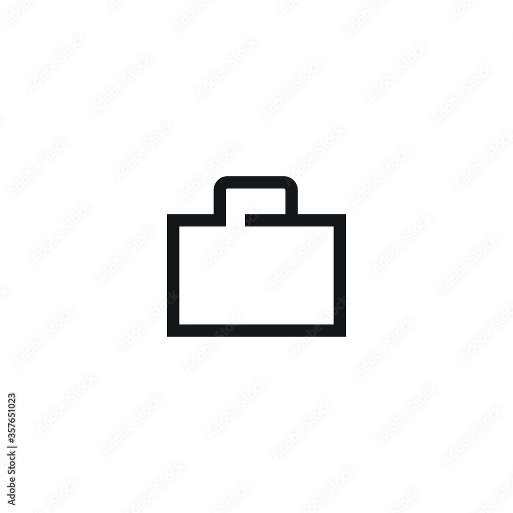 Briefcase icon. Vector Illustration Briefcase icon. Vector Illustration