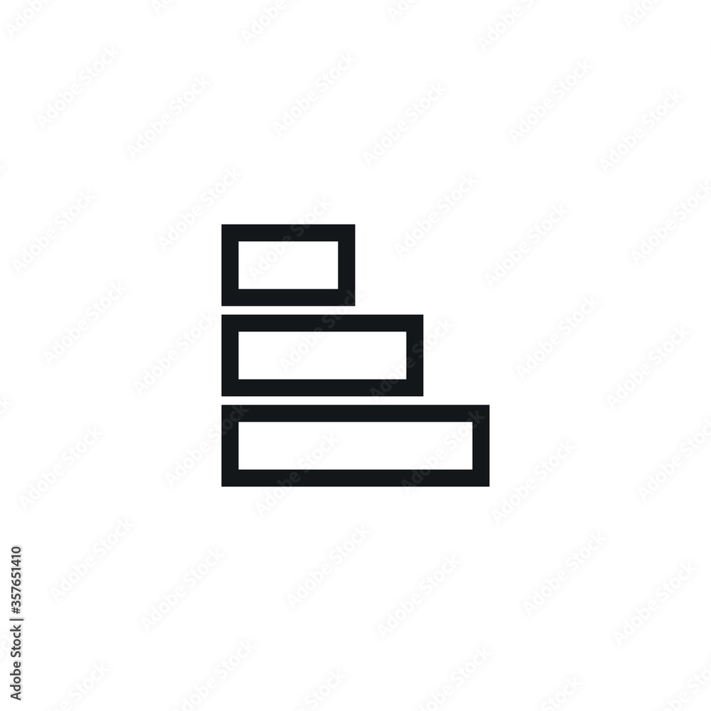Sorting icon. Vector Illustration Sorting icon. Vector Illustration