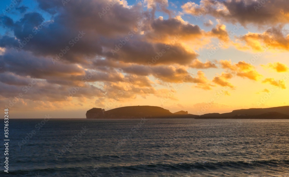 Sonnenuntergang über Sardinien