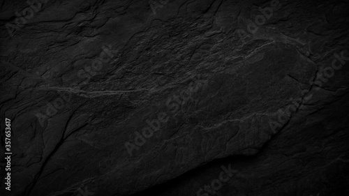 abstract black stone pattern,natural black stone texture or dark grey black slate background.