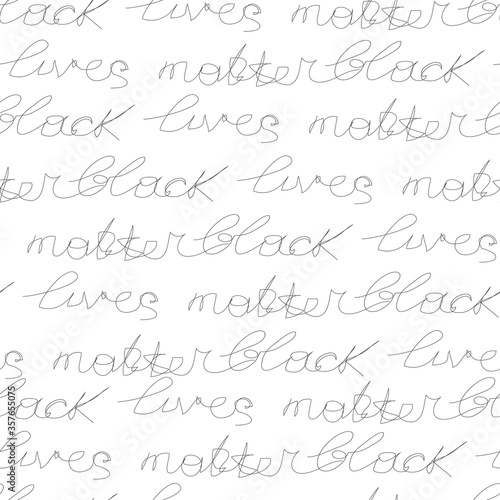 black lives matter seamless pattern