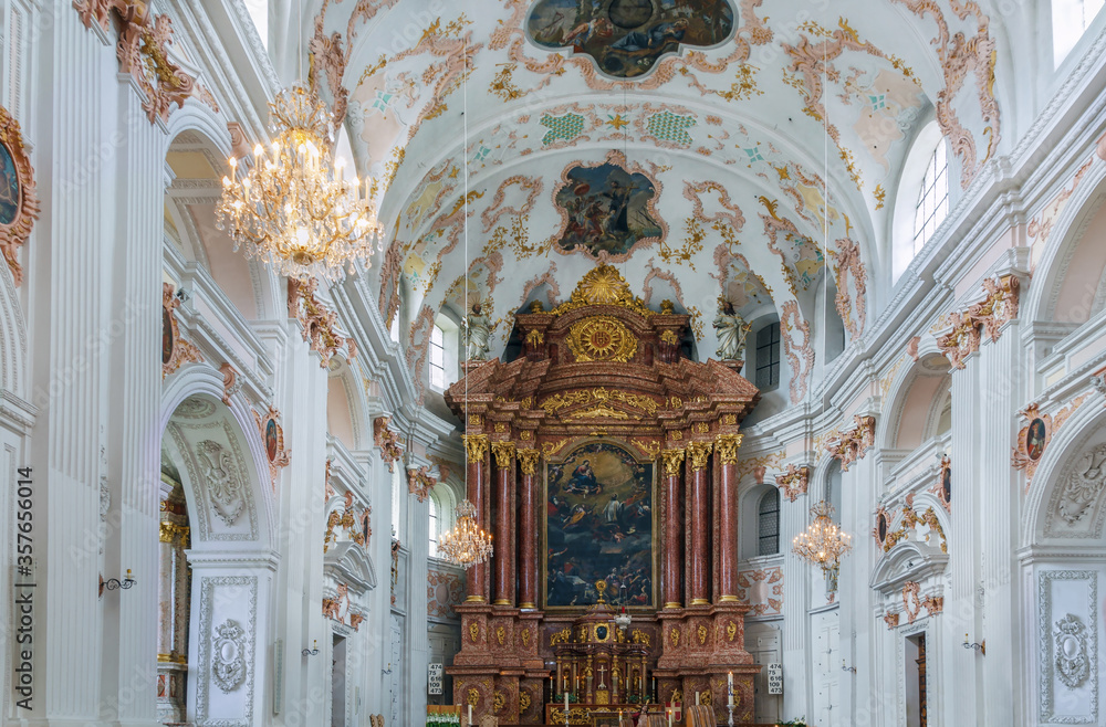 Jesuit Church in Lucerne, Switzerland