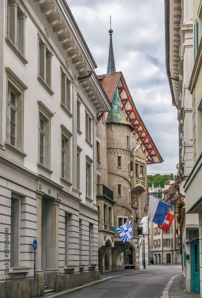 Street in Lucerne, Switzerland