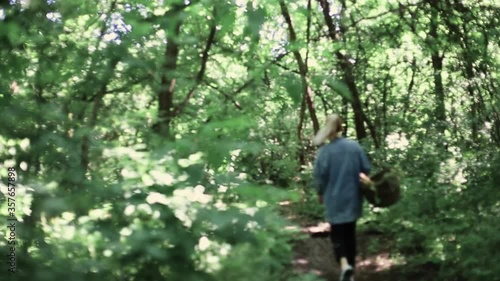 girl in the forest