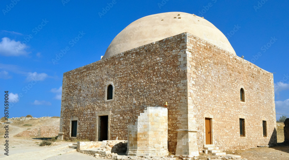 Ibrahim Khan mosque in Fortezza fortress, Rethymno.