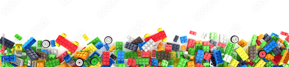 Plastic building blocks Plastic building blocks