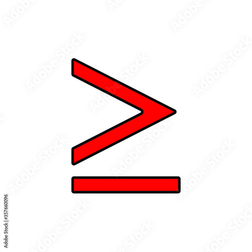 angle formula icon vector isolated white