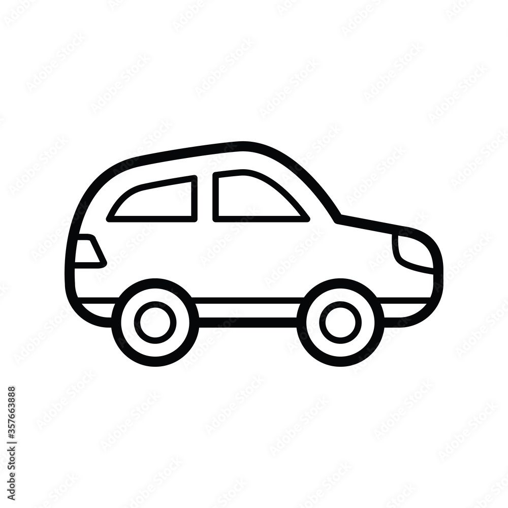 car icon logo illustration design