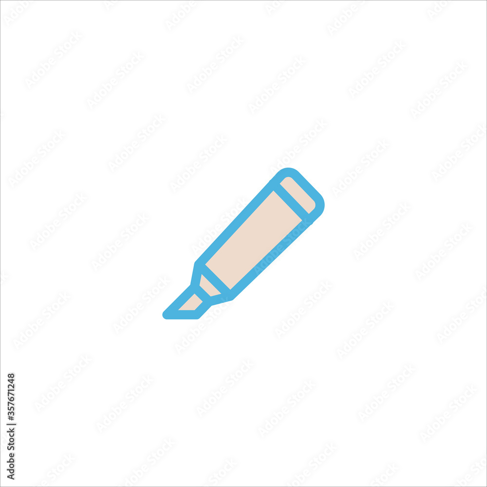 marker icon flat vector logo design trendy marker icon flat vector logo design trendy