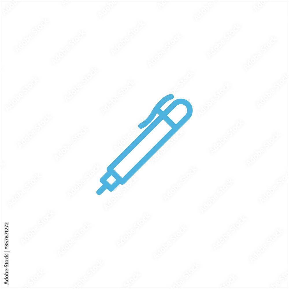 pen icon flat vector logo design trendy pen icon flat vector logo design trendy