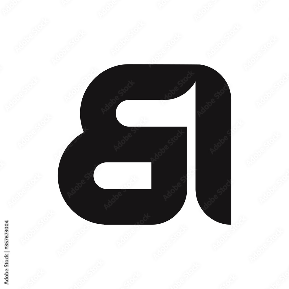 BI Letter Logo Design With Simple style BI Letter Logo Design With Simple style