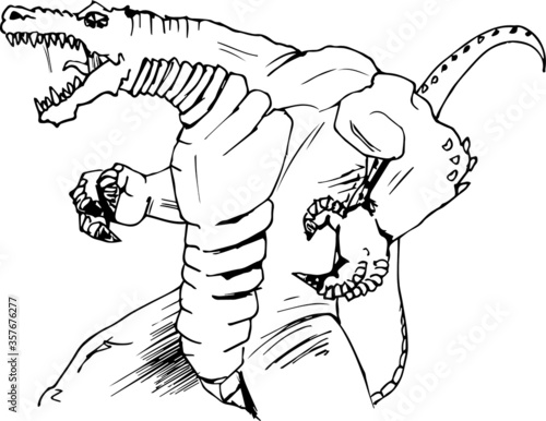 crocodile or alligator comics villain character monster