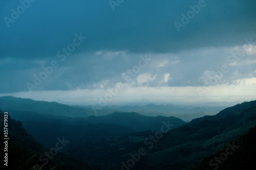 clouds over the costa rica mountains