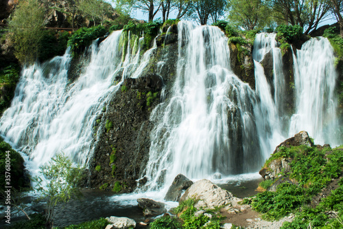 Fototapeta Naklejka Na Ścianę i Meble -  Beautiful view of Shaki Falls