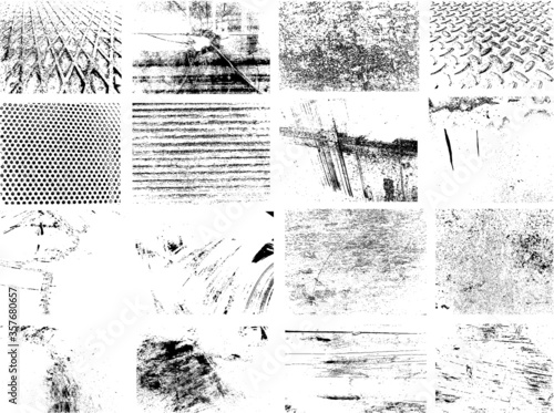 grunge textures set. background. vector illustration