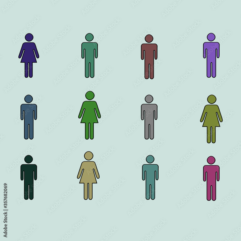 social distancing image and concepts. social distancing image and concepts.