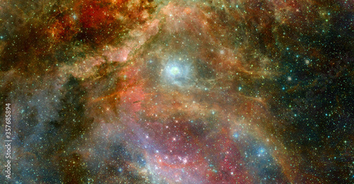Star birth in the extreme. Elements of this image furnished by NASA