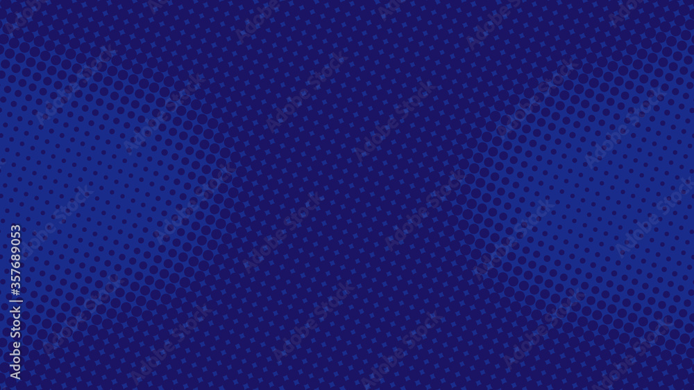 Dotted dark blue pop art background in retro comic style with halftone gradient Dotted dark blue pop art background in retro comic style with halftone gradient