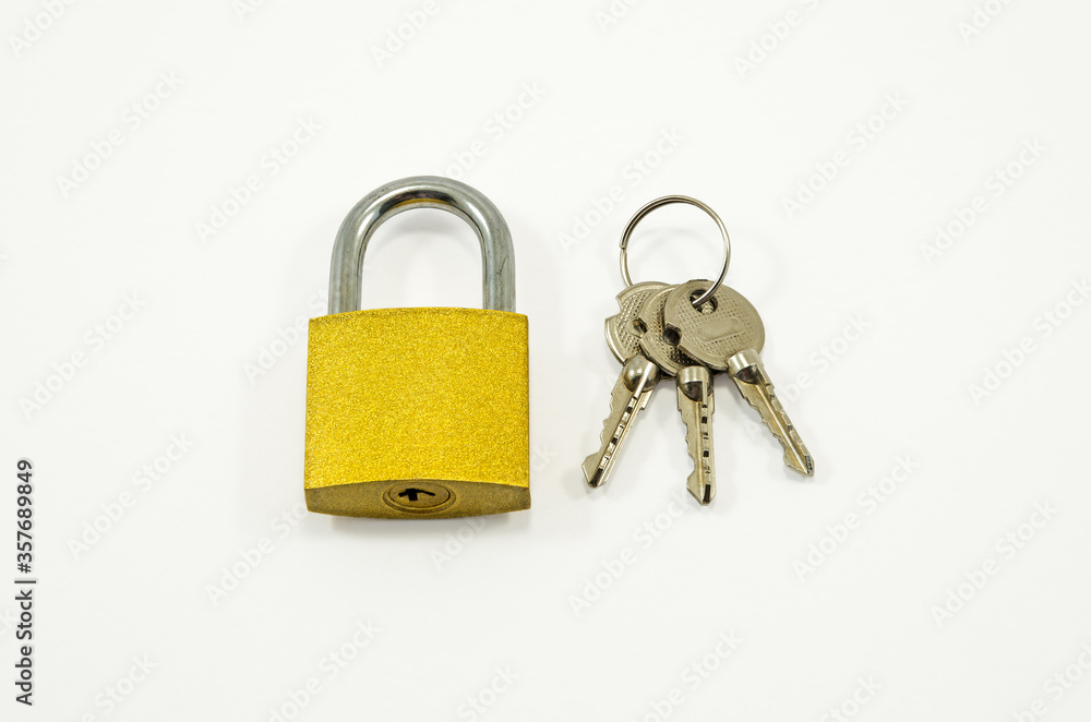 Lock and bunch of keys