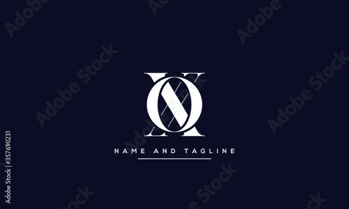 alphabet letters monogram icon logo OX or XO