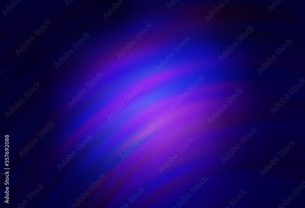 Naklejka premium Dark Purple vector layout with wry lines.
