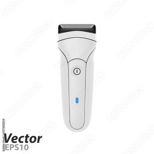 Electric razor in vector.Modern electric razor vector illustration.