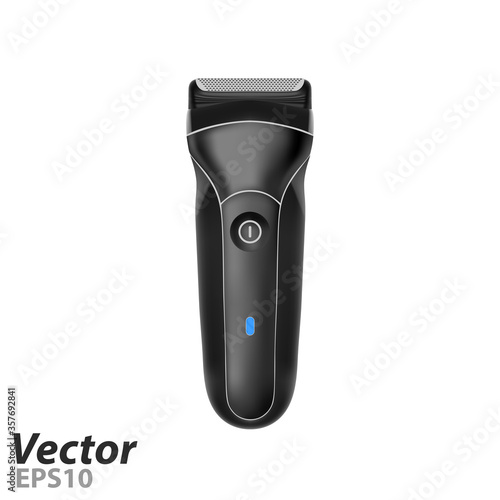 Electric razor in vector.Modern electric razor vector illustration.