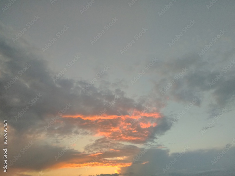 Clouds in sky during sunset