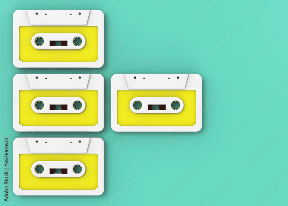 Cassette Tape - 3D Cassette Tape - 3D