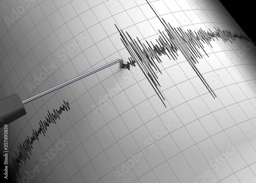 Seismograph - 3D photo